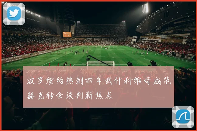 波罗续约热刺四年武什科维奇成范赫克转会谈判新焦点